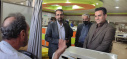 بازدید دکتر نظری معاون سیاسی امنیتی استانداری از  بخش های درمانی مرکز آموزشی درمانی امیرالمؤمنین(ع)