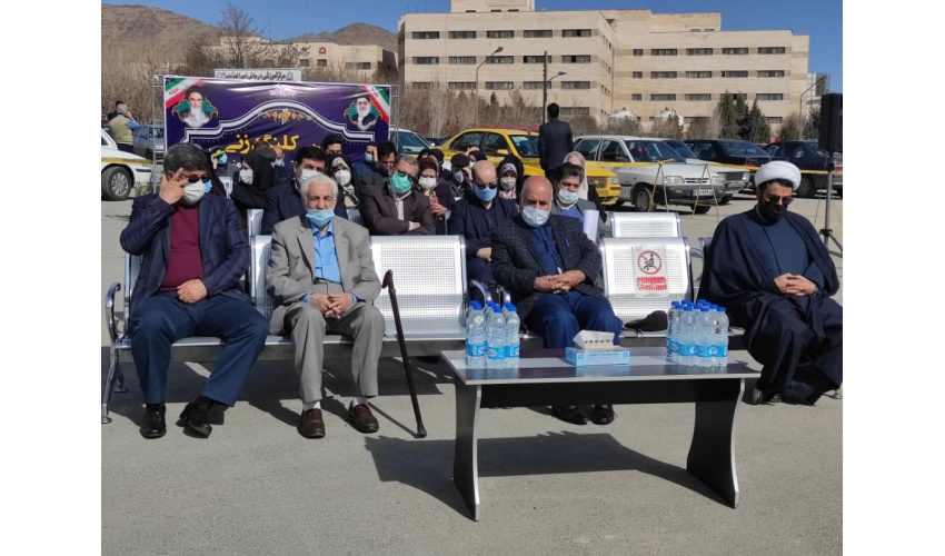 آیین کلنگ زنی همراه سرای مجتمع امیرالمومنین (ع)