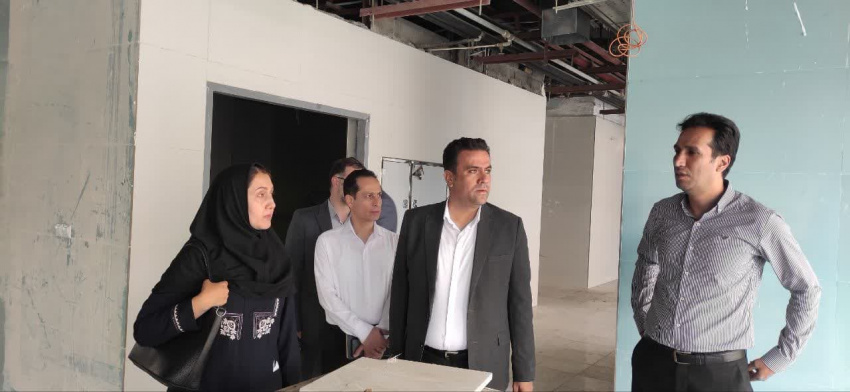 بازدید میدانی سرپرست معاونت درمان دانشگاه علوم‌پزشکی اراک از پروژه های در حال ساخت بخش زنان و دیالیز مجتمع بیمارستانی امیرالمومنین (ع)