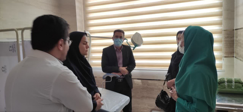 بازدید سرپرست معاونت درمان و مشاور ریاست دانشگاه علوم پزشکی اراک از کلینیک IVF